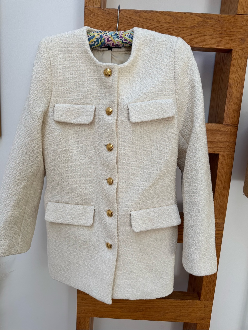 Nili Lotan Cream Blazer